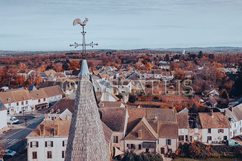 clocher de l'église de Marcillat-en-Combraille